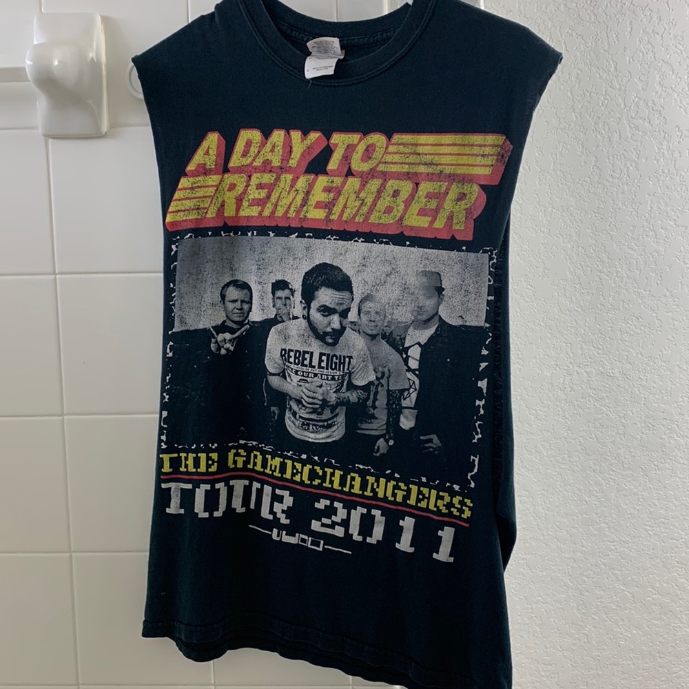 A Day to Remember 2011 Gamechangers tour t-shirt